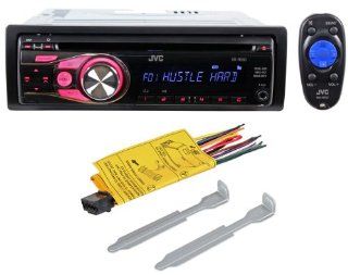 Brand New JVC KD R330 Single Din In Dash CD/CD R/MP3/WMA Receiver with Motorized, Detachable Face Plate and Dual Auxiliary Inputs : Car Electronics
