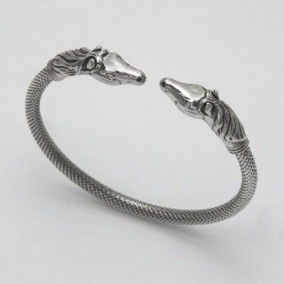 Horse Bangle Bracelet: Jewelry
