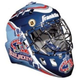 NHL Mini Goalie Mask Ornament NHL Team: Columbus Blue Jackets : Hockey Sticks : Sports & Outdoors