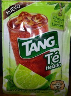 Tang Te Helado (Te Negro Sabor a Limon) Tea with Lime Drink Mix, Packets make 2 Liters (Pack of 12) : Powdered Soft Drink Mixes : Grocery & Gourmet Food