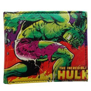 Genuine Marvel Comics 'The Incredible Hulk' Bi Fold Wallet in Tin: Jewelry Accessories: Jewelry