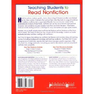 Teaching Students to Read Nonfiction: Grades 4 and Up: 22 Easy Lessons With Color Transparencies, High Interest Passages, and PracticeTexts (Scholastic Teaching Strategies) (9780439376525): Alice Boynton, Wiley Blevins: Books