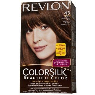 Revlon ColorSilk Beautiful Color 30 Dark Brown : Chemical Hair Dyes : Beauty