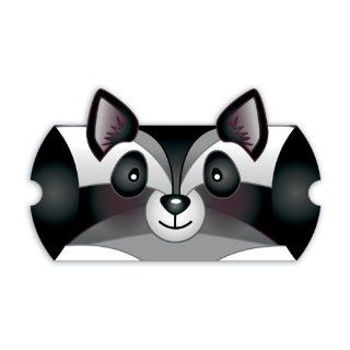 Jillson Roberts Animal Shaped Pillow Boxes, Black/White Raccoon, 6 Count (GCA006) : Printer And Copier Paper : Office Products
