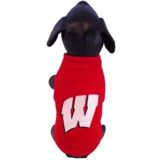 NCAA Wisconsin Badgers Collegiate Polar Fleece Dog Sweatshirt (XX Large) : Sports Fan Sweatshirts : Clothing