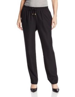 Vince Camuto Women's Tie Waist Crepe Pant at  Womens Clothing store