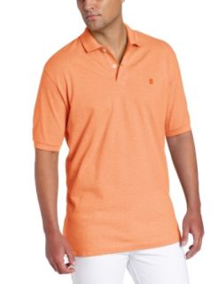 IZOD Men's Short Sleeve Solid Oxford Pique Polo Shirt at  Mens Clothing store Polo Shirts