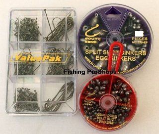 Dolphin 343 Piece Terminal Tackle Kit   Aberdeen Hooks & Weights : Fishing Hooks : Sports & Outdoors