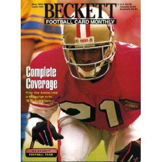 Beckett Football Monthly May 1995 Deion Sanders/San Francisco 49ers on Cover, Chris Carter/Minnesota Vikings (on back cover), Sterling Sharpe/Green Bay Packers, William Floyd/San Francisco: Beckett Sports Cards Magazine and Price Guide: Books