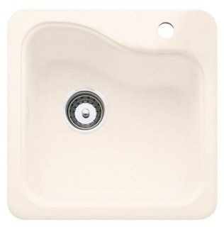 American Standard 7185.001.345 Silhouette Island Sink with a Center Hole, Bisque   Bar Sinks  
