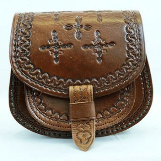 sam loop marteller leather saddle bag by ismad london