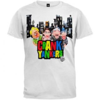Crank Yankers   Mens Greetings T shirt Medium White: Movie And Tv Fan T Shirts: Clothing