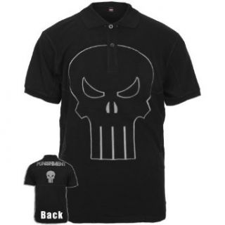 Punisher Men's Frank's Polo Shirt: Movie And Tv Fan T Shirts: Clothing