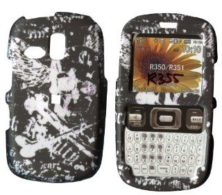 Wings Samsung Freeform / Link / R350 / R351 / R355 / TracFone Case Cover Hard Snap on Rubberized Touch Phone Cover Case Faceplates: Cell Phones & Accessories
