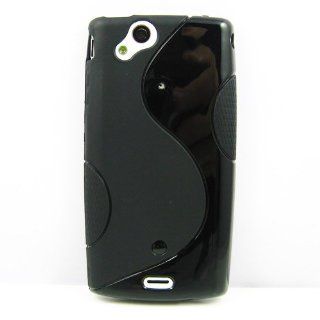 New Black Clear S Line Frosted Soft Case Cover Skin For Sony Ericsson Xperia Arc S Lt15i Lt18i X12: Cell Phones & Accessories
