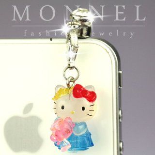 Ip353 Cute Hello Kitty Anti Dust Plug Cover Charm for Iphone 4 4s Cell Phones & Accessories