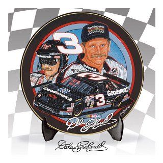 Limited edition Dale Earnhardt Collector Plate Honors Legendary #3 with Stunning Sam Bass Artwork! Exclusive: Sports & Outdoors