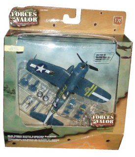 Forces of Valor 172 Scale Die Cast Military Combat Proven Machines Battle Hardened Plane   U.S. F4U 1D Corsair VMF 351 Pacific 1945 Toys & Games