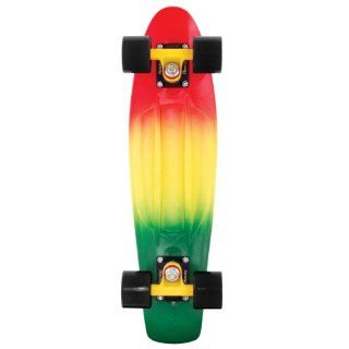 Penny Fade Complete Skateboard, Rasta Green/Yellow/Red, 22 Inch : Sports & Outdoors
