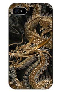 SPRAWL New Fashion Design Hard Protect Skin Case Cover Shell for Mobile Cell Phone Apple Iphone 5 / I5  golden chinese dragon: Cell Phones & Accessories