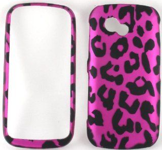 Pink Leopard Hard Snap On Case Cover Faceplate Protector for LG Neon 2 II GW370 + Free Texi Gift Box: Cell Phones & Accessories