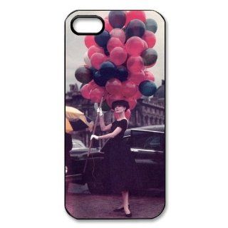 CoverMonster Audrey Hepburn Hard Plastic Case Back Cover for Iphone 5 5S: Cell Phones & Accessories