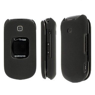 Black Hard Case Cover for Samsung Gusto 2 SCH U365 Cell Phones & Accessories