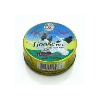Giovanni's Goose Pate with Port Wine (3x95g/3x3.4oz)pack of 3 : Grocery & Gourmet Food