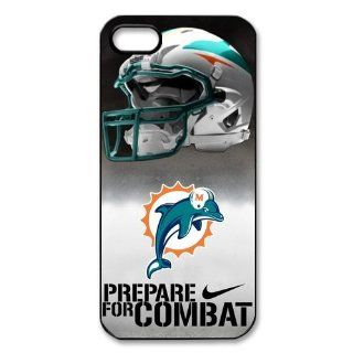 Miami Dolphins Custom Case for iPhone 5 5S CP1574: Cell Phones & Accessories