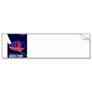 American Marathon Achieve Something Poster Bumper Sticker