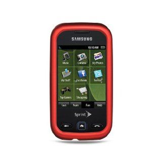 Red Hard Cover Case for Samsung Trender SPH M380: Cell Phones & Accessories