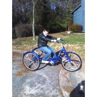 Schwinn Meridian Adult 26 Inch 3 Wheel Bike (Blue) : Childrens Tricycles : Sports & Outdoors