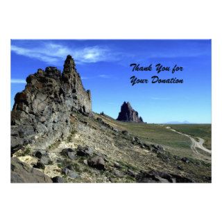Thank You for Your Memorial Donation, Shiprock Custom Announcements
