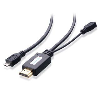 Cable Matters Micro USB to HDMI MHL Cable in Black 6 Feet （NOT Compatible with Galaxy S3/S4/Note2/Note3): Computers & Accessories