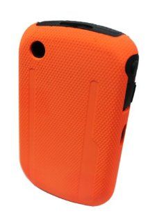 GO BC390 Protective 2 In 1 Rubberized Hard Case for BlackBerry 8520/8530   1 Pack   Retail Packaging   Orange: Cell Phones & Accessories