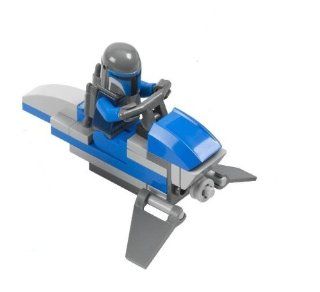 Mandalorian Trooper with Speeder Bike ~ Lego Star Wars Minifigure (Loose): Toys & Games
