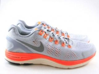 Nike LunarGlide 4 Gray/Orange/White Running Free Womens Shoes 524978 008 (10): Shoes