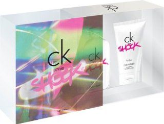 Calvin Klein Ck One Shock for Gift Set for Women (3.4 Ounce Eau de Toilette Spray, 3.4 Ounce Body Lotion) : Fragrance Sets : Beauty