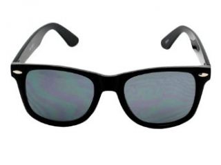 Retro Risky Business Blues Brothers Wayfarers Sunglasses with Black Frame Clothing