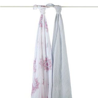 aden + anais Classic Muslin Swaddle Blanket 2 Pack, For The Birds : Nursery Swaddling Blankets : Baby