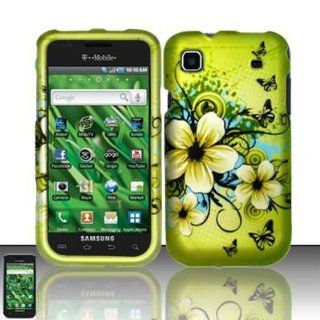 Cell Phone Case Cover Skin for Samsung T959 Vibrant, T959V Galaxy S 4G (Hawaiian Flowers)   T Mobile: Cell Phones & Accessories