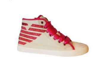 Armani Junior High Top Sneaker: Footwear: Shoes