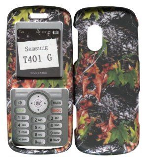 Camo Leaves Samsung T401G TracFone, Straight Talk Prepaid Net 10 Case Cover Hard Phone Cover Snap on Case Faceplates: Cell Phones & Accessories