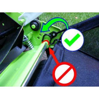 GreenWorks 25052 16 Inch 5 Blade Push Reel Lawn Mower With Grass Catcher : Walk Behind Lawn Mowers : Patio, Lawn & Garden