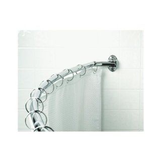 ZENITH PRODUCTS 72" Chrome Adjustable Curved Shower Rod: Home Improvement