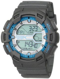 Armitron Sport Men's 40/8246MGRY Grey Resin Digital World TimeSport Chronograph Watch: Watches