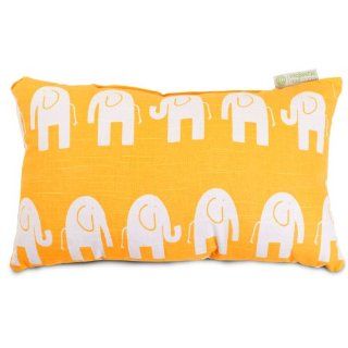 Majestic Home Goods Ellie Pillow, Small, Yellow   Throw Pillows