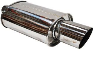 Tanabe TUN404 100mm Tip Hyper Medalion Oval Cannister Universal Muffler: Automotive