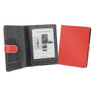 Cover Up Kobo Glo eReader Cover Case With Auto Sleep / Wake Function (Book Style)   (Red): Computers & Accessories