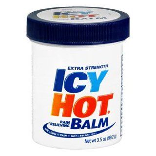 PACK OF 3 EACH ICY HOT EXTRA STRENGTH JAR 3.5OZ PT#4116700879: Health & Personal Care